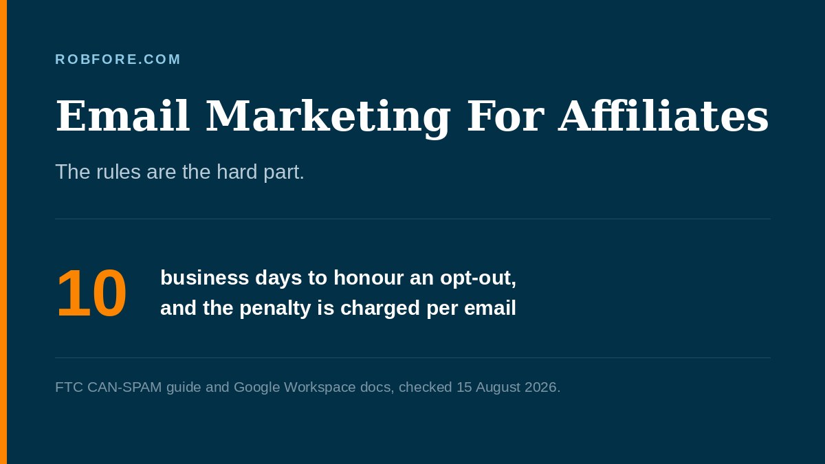 Email Marketing For Affiliates 2026 - seven autoresponder tools compared on price, metering and MCP support
